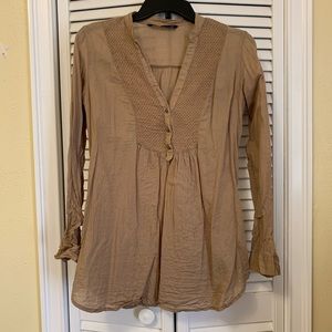 Tan blouse